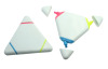 3 color triangle shape highlighter pen ART5803