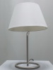 UL white fabric portable table light with steel base for home TL023