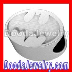 925 Sterling Silver batman beads fit european Bracelets Wholesale