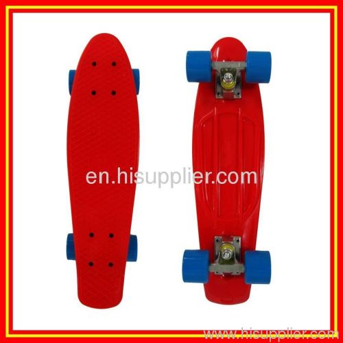 Plastic Skateboard New PP Pedal PU Wheels Aluminum Fork Penny skate board Fish board