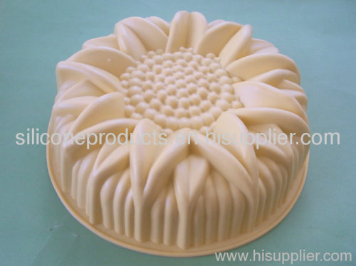 Large Sunflower Birthday Cake Silicone Mould