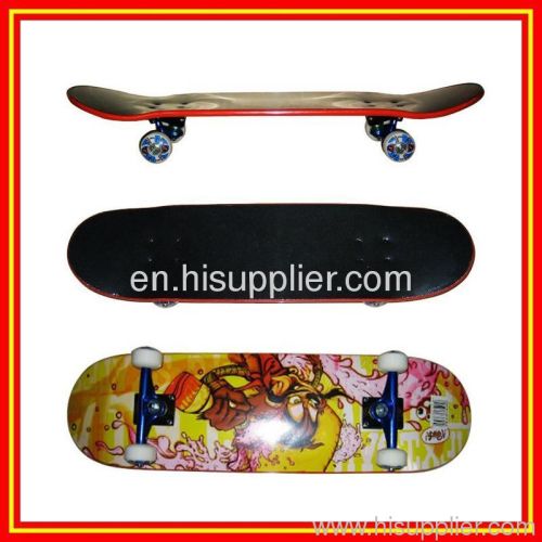 Skate board Chinese Maple PU Wheels Aluminum Fork