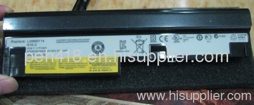 6-Cell Lenovo ideapad S10-3 Compatible Battery 10.8V 5200mAh Black