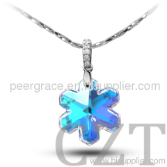 925 sterling silver pendant with Swaroski Crystal