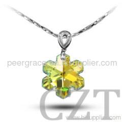 925 sterling silver pendant with Swaroski Crystal