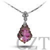 925 sterling silver pendant with Swaroski Crystal