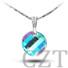 925 sterling silver pendant with Swaroski Crystal