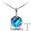 925 sterling silver pendant with Swaroski Crystal