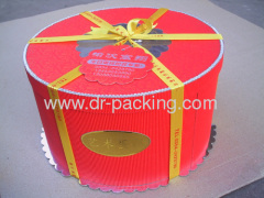 Recycled Round Gift Paper Packaging Boxes