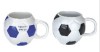 Hand-painted Football Porcelain Mug For the Promotional And Gifts