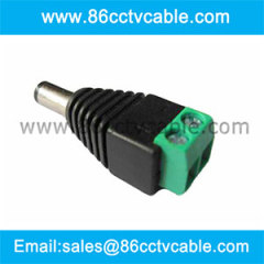 2.1mm DC plug to terminal, DC Plug, DC adapter