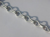 Shiny silver chain link curtain aluminum curtain