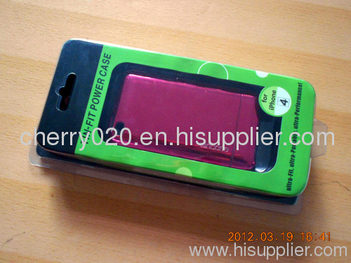 Blister packaging box for iphone 4 cases