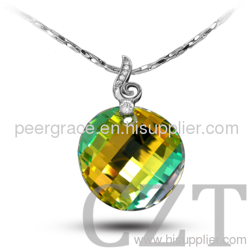 925 sterling silver pendant with Swaroski Crystal