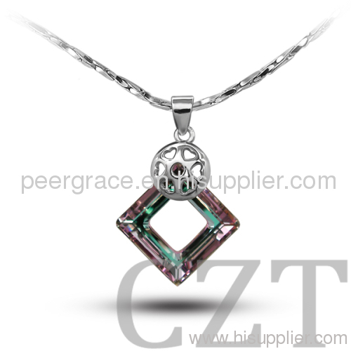 925 sterling silver pendant with Swaroski Crystal