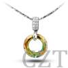 925 sterling silver pendant with Swaroski Crystal