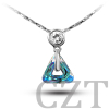 925 sterling silver pendant with Swaroski Crystal