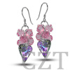 925 sterling silver earring with Swaroski Crystal