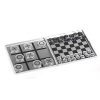 ALUMINIUM GAME SET 2 IN 1 GAME(CHESS,TIC TAC TOE)