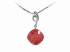 925 sterling silver pendant with color cubic zircon