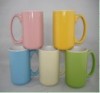 colorful glazed mug