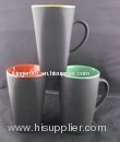 Black chalk mug