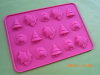 *Pink*Chrismas Chocolate Collection Silicone Mould