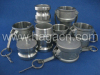 Stainless steel camlock coupling