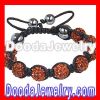 replica shamballa bracelet for girls with CZ crystal beads wholesale