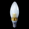 bent tip & flame frosted cover 3-5w led candle bulbs