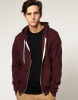 Red Mens Zip Hoodies