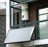 Balcony wall-mounting solar water heater