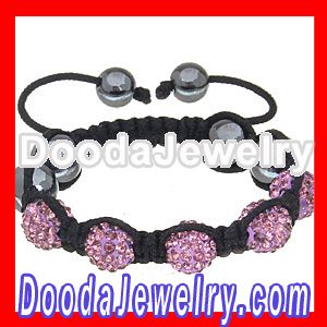 summer 2012 fashion swarovski crystal fake shamballa bracelet for sale