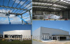 steel structure prefabricated aircraft hangar