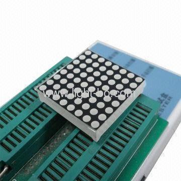 1.26-inch 3mm 8 x 8 Amber Dot Matrix LED Display