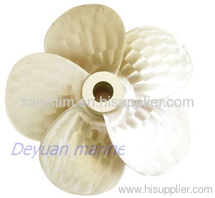 fixed pitched marine propeller. /5blade big develop area ratio propeller
