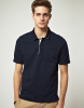 Mens Fashion Polo T-Shirts In Heavyweight Jersey With Woven Collar