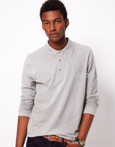 Mens Fashion Polo Shirts With Long Sleeves