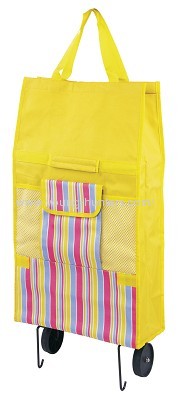 foldable supermarket shopping cart bag