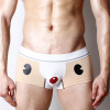 print tight boxer underwear for man