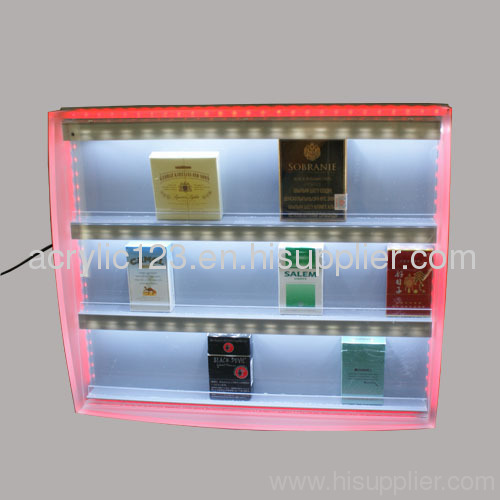 acrylic cigarette cabinet display