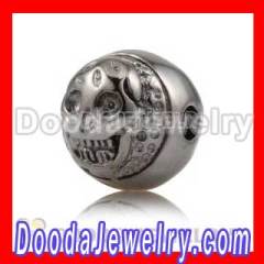 Hot Stering Silver skull charm cheap shamballa beads Wholesale