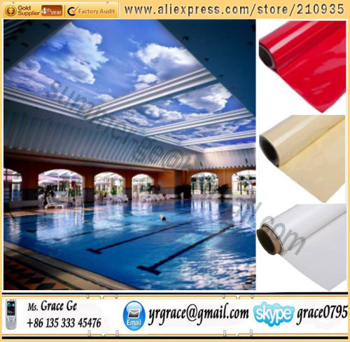 Printed PVC ceiling film