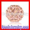 Pave 10mm pink swarovski Crystal shamballa beads wholesale