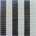 Rectangular Glass Mosaic Black & White GM1076