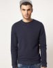 Mens Fashion Crew Neck Fleece Sweatshirt