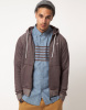 Mens Fashion Zip Thru Sweaters With Hood