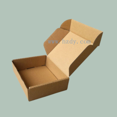 Single corrugated packaging box
