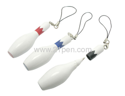 gift bowling pin pen for promotion