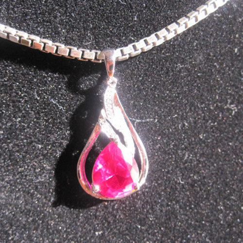 garnet gemstone pendant,925 silver jewelry,gemstone jewelry